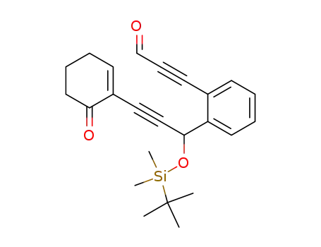 {2-[1-(tert-Butyl-dimethyl-silanyloxy)-3-(6-oxo-cyclohex-1-enyl)-prop-2-ynyl]-phenyl}-propynal