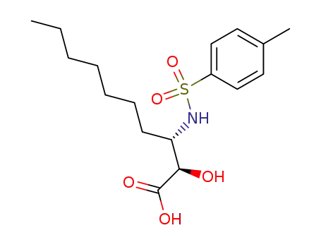 (2R,3S)-2-Hydroxy-3-(toluene-4-sulfonylamino)-decanoic acid