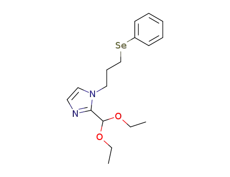 Molecular Structure of 199192-30-8 (2-(diethoxymethyl)-1-<3-(phenylselanyl)propyl>-1H-imidazole)