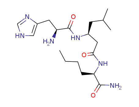(S)-3-[(S)-2-Amino-3-(1H-imidazol-4-yl)-propionylamino]-5-methyl-hexanoic acid ((R)-1-carbamoyl-pentyl)-amide