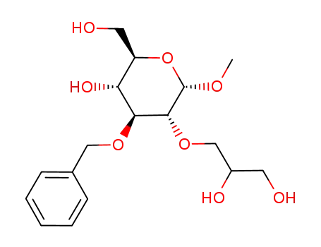 methyl 3-O-benzyl-2-O-(2,3-dihydroxypropyl)-α-D-glucopyranoside