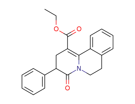 4-Oxo-3-phenyl-3,4,6,7-tetrahydro-2H-pyrido[2,1-a]isoquinoline-1-carboxylic acid ethyl ester