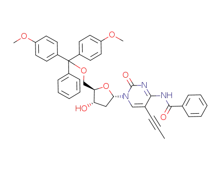 5'-O-(4,4'-dimethoxytrityl)-N-4-benzoyl-5-(propyn-1-yl)-α,2'-deoxycytidine