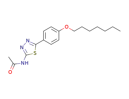 N-[5-(4-Heptyloxy-phenyl)-[1,3,4]thiadiazol-2-yl]-acetamide