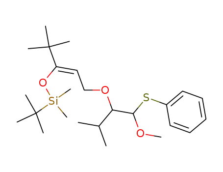 tert-Butyl-{(Z)-1-tert-butyl-3-[1-(methoxy-phenylsulfanyl-methyl)-2-methyl-propoxy]-propenyloxy}-dimethyl-silane