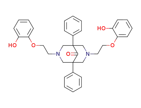 3,7-bis-(2-hydroxyphenoxyethyl)-1,5-diphenyl-3,7-dizabicyclo<3.3.1>nonan-9-one