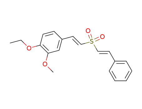 1-Ethoxy-2-methoxy-4-[(E)-2-((E)-2-phenyl-ethenesulfonyl)-vinyl]-benzene