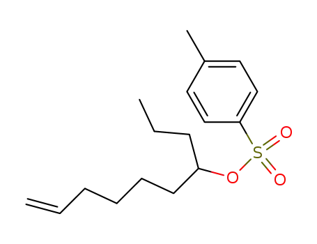 Molecular Structure of 195320-56-0 (9-Decen-4-ol, 4-methylbenzenesulfonate)