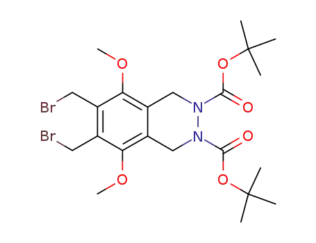 6,7-Bis-bromomethyl-5,8-dimethoxy-1,4-dihydro-phthalazine-2,3-dicarboxylic acid di-tert-butyl ester