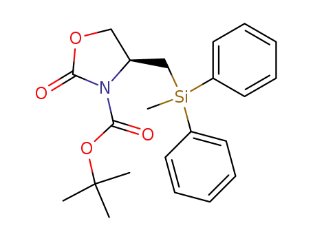 (S)-4-[(Methyl-diphenyl-silanyl)-methyl]-2-oxo-oxazolidine-3-carboxylic acid tert-butyl ester