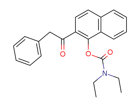 Diethyl-carbamic acid 2-phenylacetyl-naphthalen-1-yl ester