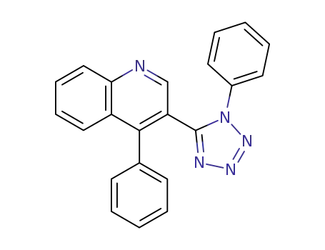 퀴놀린, 4- 페닐 -3- (1- 페닐 -5- 테트라 졸릴)-