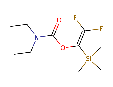 Carbamic acid, diethyl-, 2,2-difluoro-1-(trimethylsilyl)ethenyl ester