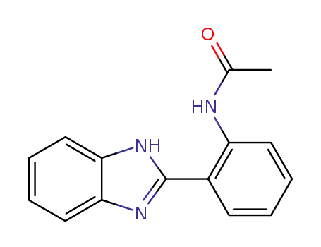 Acetamide, N-[2-(1H-benzimidazol-2-yl)phenyl]-