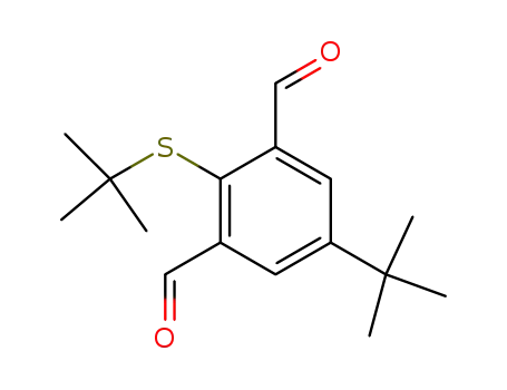 1,3-Benzenedicarboxaldehyde,
5-(1,1-dimethylethyl)-2-[(1,1-dimethylethyl)thio]-