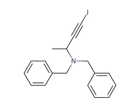 3-(N,N-dibenzyl)-amino-1-iodobut-1-yne