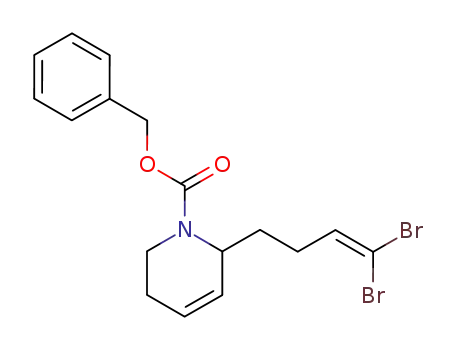 6-(4,4-Dibromo-but-3-enyl)-3,6-dihydro-2H-pyridine-1-carboxylic acid benzyl ester
