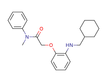 N-methyl-N-phenyl-2-<2-(N-cyclohexylmethylamino)phenoxy>acetamide