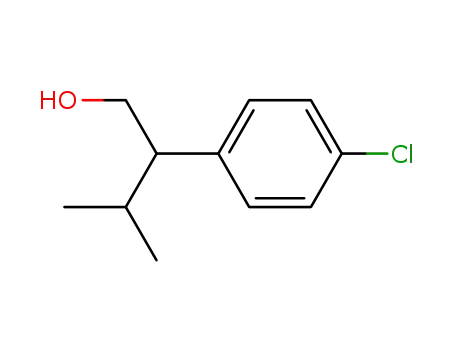 Molecular Structure of 65079-44-9 (2-(4-chlorophenyl)-3-methylbutan-1-ol)