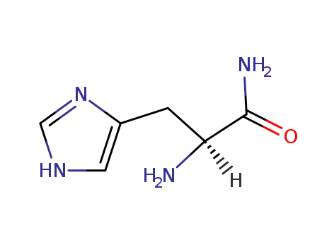 Molecular Structure of 7621-14-9 (L -HISTIDINAMIDE)