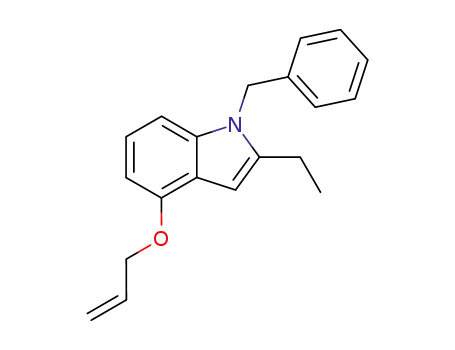 1H-Indole, 2-ethyl-1-(phenylmethyl)-4-(2-propenyloxy)-