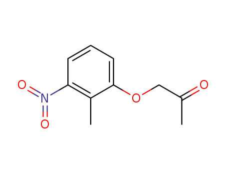 Molecular Structure of 187267-85-2 (2-Methyl-1-nitro-3-(2'-oxopropyloxy)benzene)