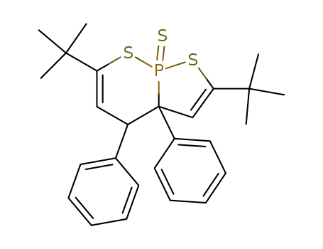 3,8-di-t-butyl-5,6-diphenyl-1-thioxo-2,9-dithia-1-phosphabicyclo<4.3.0>nona-3,7-diene