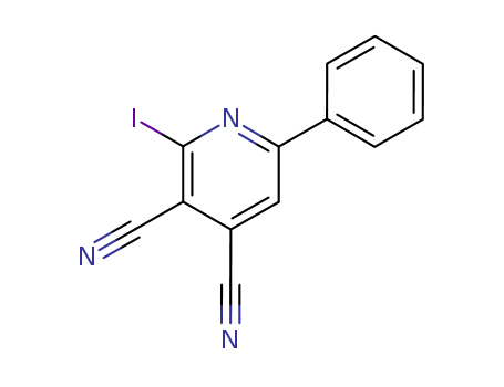 3,4-PYRIDINEDICARBONITRILE,2-IODO-6-PHENYL-