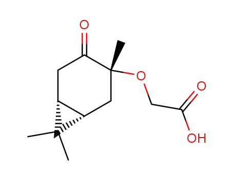 Acetic acid,
[[(1S,3R,6R)-3,7,7-trimethyl-4-oxobicyclo[4.1.0]hept-3-yl]oxy]-