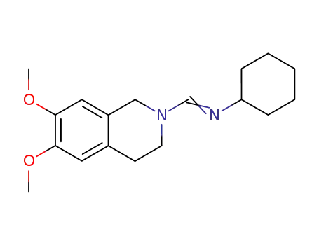 2-<(cyclohexylimino)methyl>=1,2,3,4-tetrahydro-6,7-dimethoxyisoquinoline