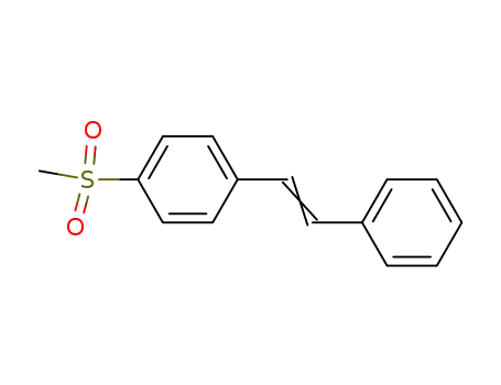 Benzene, 1-(methylsulfonyl)-4-(2-phenylethenyl)-