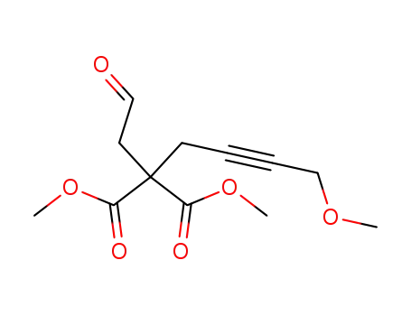 Propanedioic acid, (4-methoxy-2-butynyl)(2-oxoethyl)-, dimethyl ester
