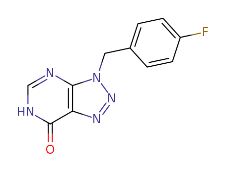 3-(4-fluorobenzyl)-3H,6H,7H-1,2,3-triazolo[4,5-d]pyrimidin-7-one