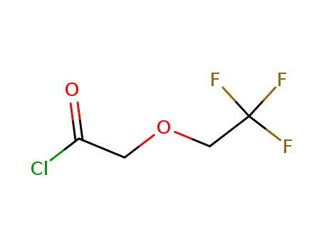 Molecular Structure of 113674-50-3 (Acetyl chloride, (2,2,2-trifluoroethoxy)-)