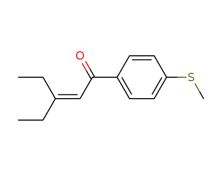 3-Ethyl-1-(4-methylsulfanyl-phenyl)-pent-2-en-1-one