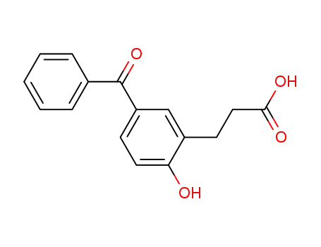 Benzenepropanoic acid, 5-benzoyl-2-hydroxy-