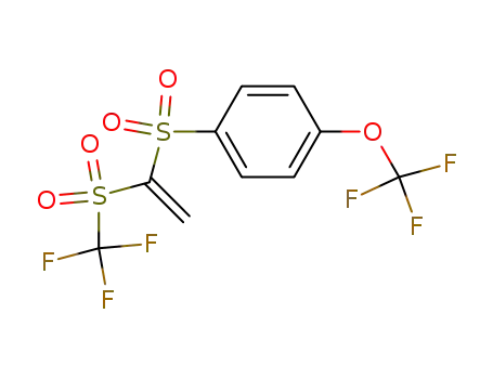 1-(1-Trifluoromethanesulfonyl-ethenesulfonyl)-4-trifluoromethoxy-benzene
