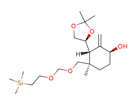 (1S,3S,4R)-3-((S)-2,2-Dimethyl-[1,3]dioxolan-4-yl)-4-methyl-2-methylene-4-(2-trimethylsilanyl-ethoxymethoxymethyl)-cyclohexanol