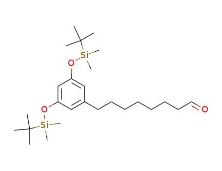 8-[3,5-Bis-(tert-butyl-dimethyl-silanyloxy)-phenyl]-octanal