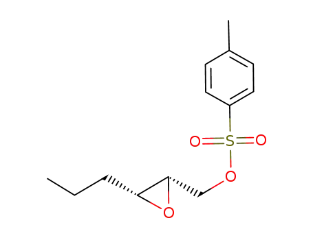 (-)-2-<p-toluenesulfonyloxymethyl>-(2S,3R)-3-propyloxirane