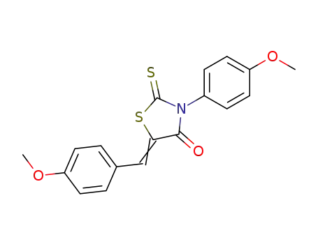 3-(4-Methoxy-phenyl)-5-[1-(4-methoxy-phenyl)-meth-(E)-ylidene]-2-thioxo-thiazolidin-4-one