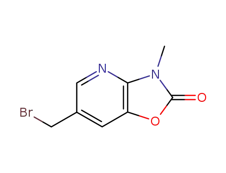 Oxazolo[4,5-b]pyridin-2(3H)-one, 6-(bromomethyl)-3-methyl-