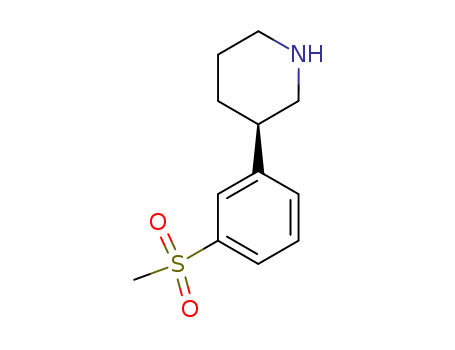 3-(3-(Methylsulfonyl)phenyl)piperidine