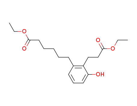 Ethyl 6-[2-(2-ethoxycarbonylethyl)-3-hydroxyphenyl]hexanoate