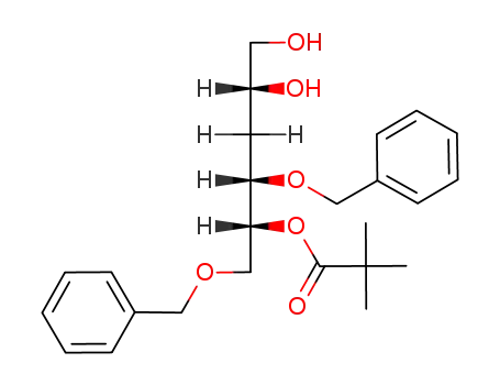 2,2-Dimethyl-propionic acid (1R,2S,4R)-2-benzyloxy-1-benzyloxymethyl-4,5-dihydroxy-pentyl ester