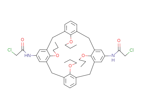 5,17-Bis(2-chloroacetamido)-25,26,27,28-tetrapropoxycalix<4>arene