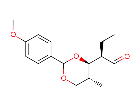 (R)-2-[(4R,5R)-2-(4-Methoxy-phenyl)-5-methyl-[1,3]dioxan-4-yl]-butyraldehyde