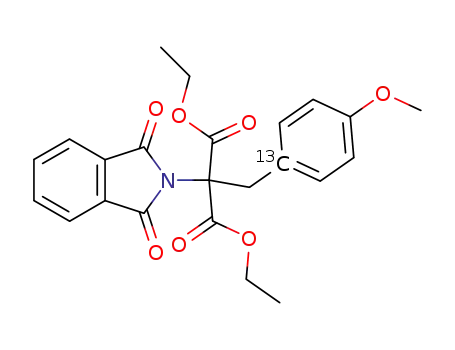 Diethyl 4-methoxy[1-13C]benzylphthalimidomalonate