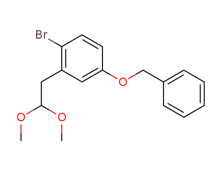2-bromo-5-(benzyloxy)phenylacetaldehyde dimethylacetal