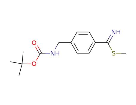 4-(tert-Butoxycarbonylamino-methyl)-thiobenzimidic acid methyl ester